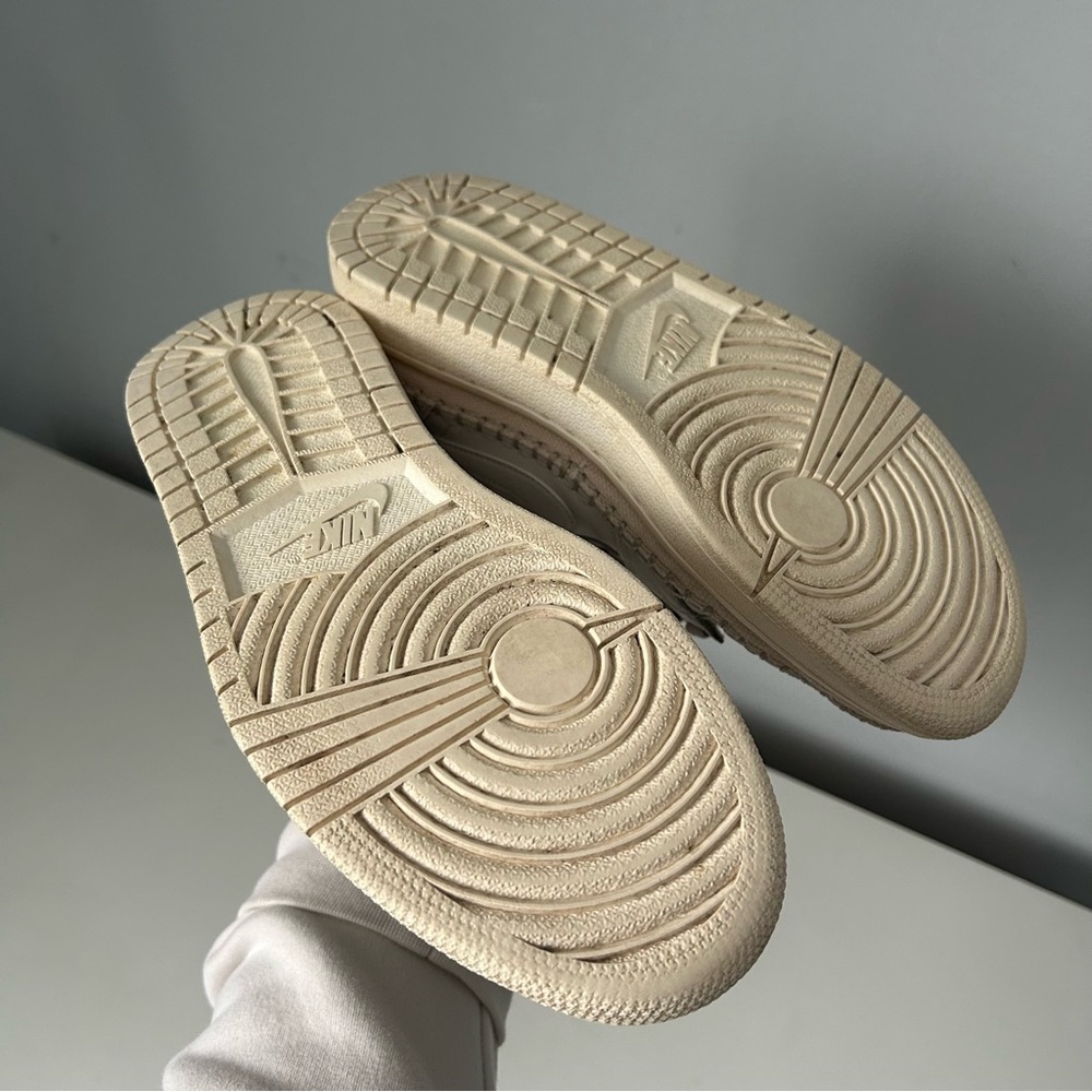 [8.5] Nike Air Jordan 1 Retro High Premium Desert Sand Baseball Stitch Wmns - Picture 12 of 16